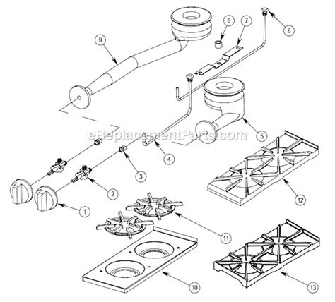 southbend gas range parts